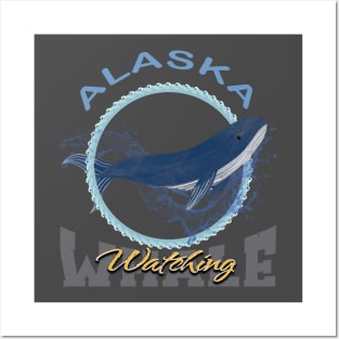 Alaska Whale Watching Posters and Art